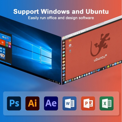 GXMO U58 Windows 11 Mini ordinateur avec processeur AMD Ryzen 7-5800U 8 cœurs, spécifications : 16 Go + 512 Go SG6401778-011